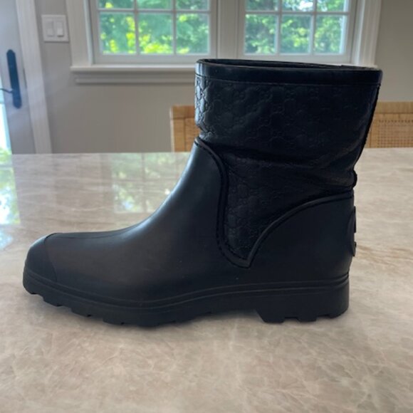 Gucci Marmont Wellington Rain Boots, Size 9 - Picture 9 of 12
